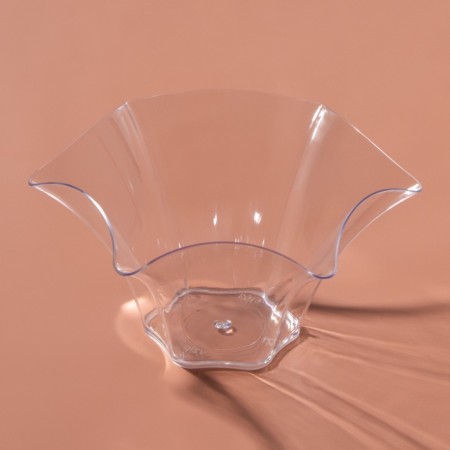 The form of plastic disposable for the buffet, transparent, 70 ml, 15 pcs/units.