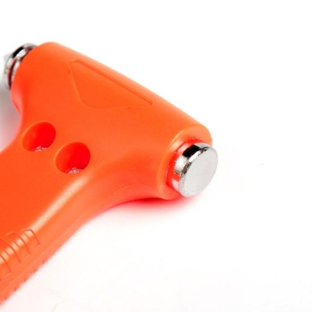 Emergency hammer with a belt knife, 7 × 12.5 cm-2
