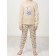 Set for girls, height 110 cm, beige color