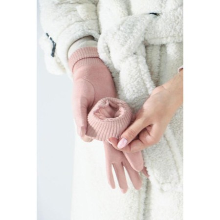 Gloves are female, dimensionless, without insulation, pink color-2