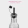 Glass bottle for sauces and oils of the olive, 500 ml, 6 × 29 cm