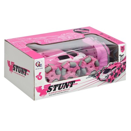 Radio controlled machine "Stuff", with a battery, smoke, pink color-13