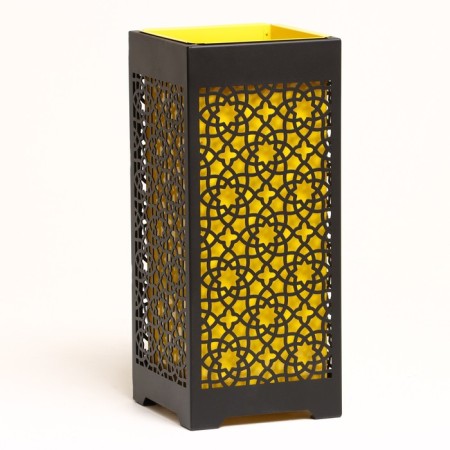 Garden-park urn "Vostok" 44 l, 30 x 30 x 70 cm, case 2 mm, tank 0.5 mm