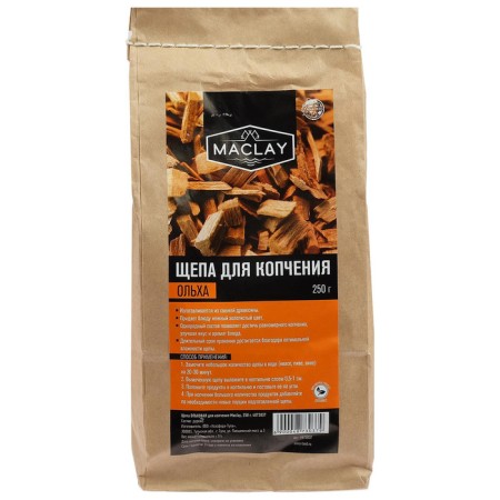 Smoking chips Maclay, alder, 250 g-3