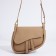 Women's bag made of artificial leather, 20x16x8.5 cm, beige color