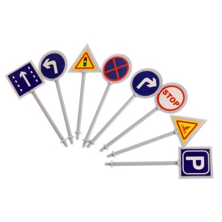Magnetic designer "Magic track", the machine drives from batteries, 19 parts-4