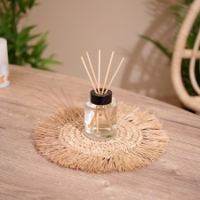 Wicker rug round 25x25 cm, sisal
