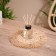 Wicker rug round 25x25 cm, sisal