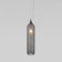 Suspended lamp EUROSTA SIESTA 50252/1, E14, 1x60W, 355x80 mm, chromium color, smoky