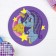 Diamond mosaic for children "Pony", 18 cm