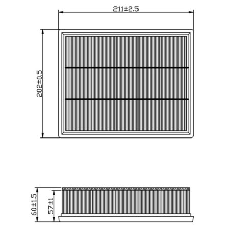 Air filter Totachi Ta-2156-1