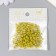 Cube glass 4x4 mm "brightness. Mustard" set 20 grams