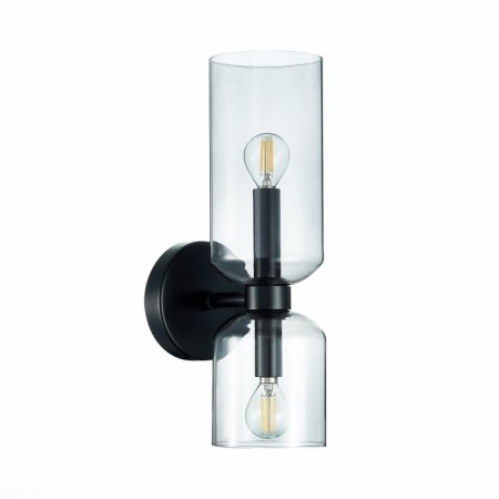Sconces st. SL1180.401.02. Treviso. 2x40 watts, E14, 12x36 cm, black color