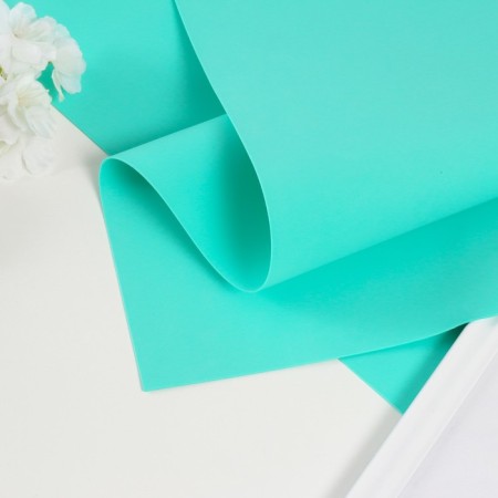 Foamiran matte 60x70 cm, 1 mm, sea wave