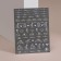 Nail stickers 10.2*8cm Together CJ-128 silver substrate QF