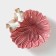 Ceramic dish "Doves on the flower", 13 × 13.5 × 3 cm, pink color