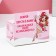 New Year. New Year's gift set, bathtub bombs, 2 x 40 g, strawberry aroma, 18 +