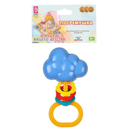 Little rattle "Cloud", color mix, Aelita-6