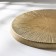 Serving dish "Link", d = 28 cm, gold color