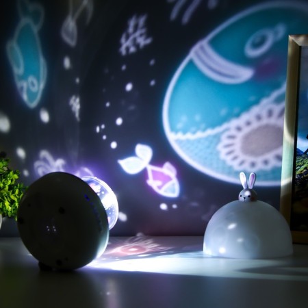 Night-designer Led USB Bunny White 12x12x15.5 cm Risalux-7