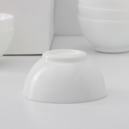 A set of bowls Luminarc Everyday, 300 ml, D = 12 cm, glass ceramics, 6 pcs, white color-3