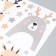 Sticker Plastic Interior color "animals and stars" 40x60 cm