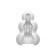 Mosterbator Unrealistic Mensmax Pucchi Shower, TPE, 6.5 cm, white color