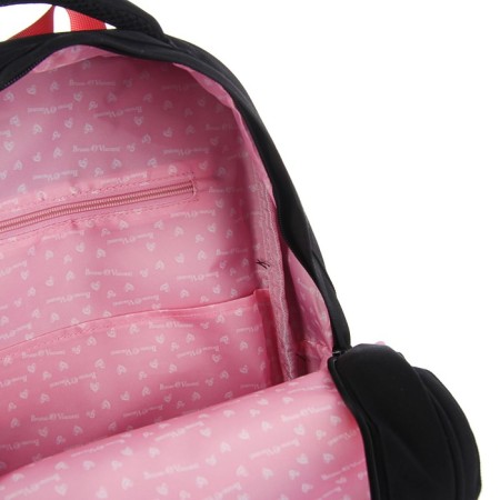 School backpack Bruno VisConti, 40 x 30 x 16 cm, ergonomic back, Girls, black-6