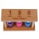 Sanding clock "CALT", for 1, 3, 5 minutes, 3 x 9 cm