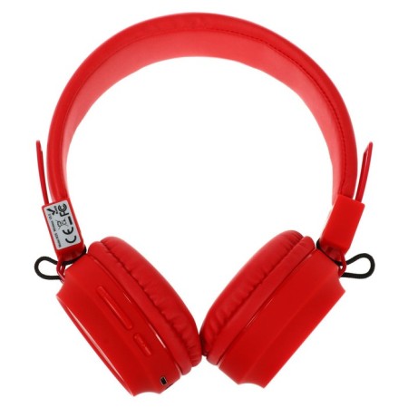Hoco W25 headphones, wireless, invoices, BT5.0, 300 mAh, microphone, red-3