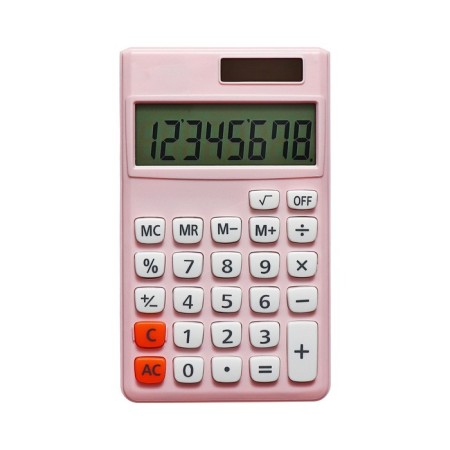 The calculator is a desktop 08-bit-7