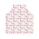 Apron kitchen with a photo print "Multi -colored hearts", adjustable, size OS