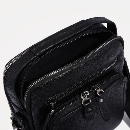 Male bag, guran tomp, black color-4