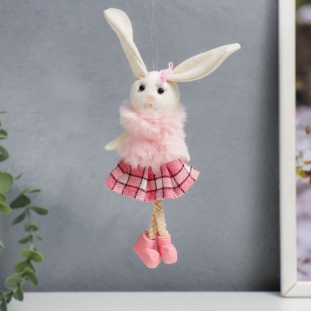 Souvenir "Bunny in the checkered skirt" mix 5x13 cm-1