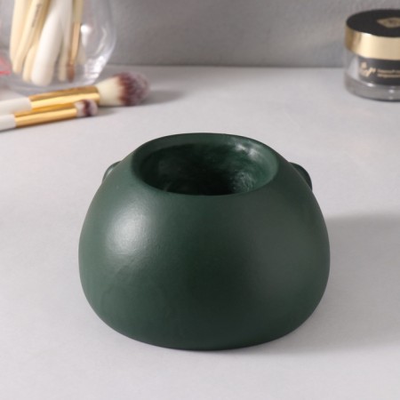 Interior item "Ball with eyes" 7*12cm emerald-3