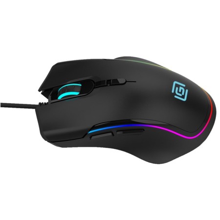 Mouse call 729G Labyrinth black optical (6400DPI) USB for a laptop (7but)-6