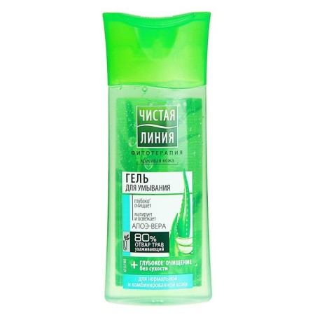 Gel for washing deep action Clean line, 100 ml-4