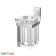 Holder with a glass, glass; chrome - rhinestones, lineag
