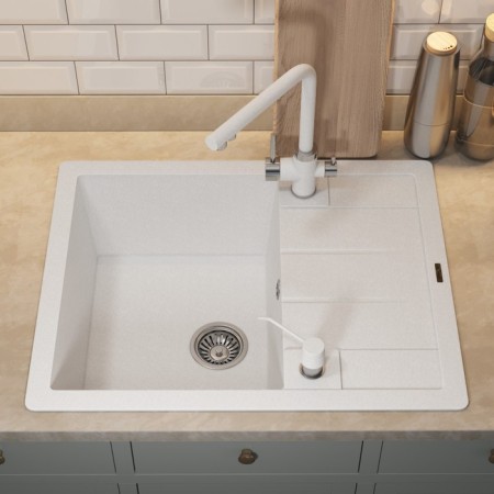 Quartz-quartz kitchen up-up-quartz upd-03, rectangular, color 01 white-1