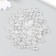 Beads for creativity plastic "Balls with faces - crystal" D = 0.8 set 20 g