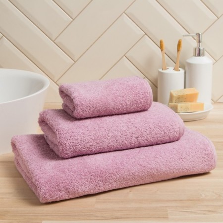 Tmachry Lovelife "Plain" 50*90 cm, col. dusty rose, 100% cotton, 450 g/m2-7