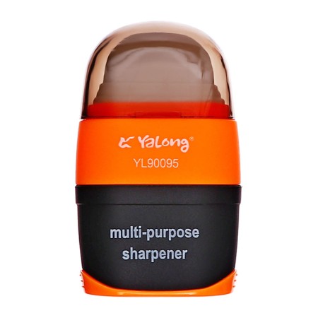 Sharpen with a container double universal with an eraser mix-3