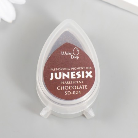 Stamping pillow Pearl "Chocolate" fast -dry 4.8x3.5 cm-1