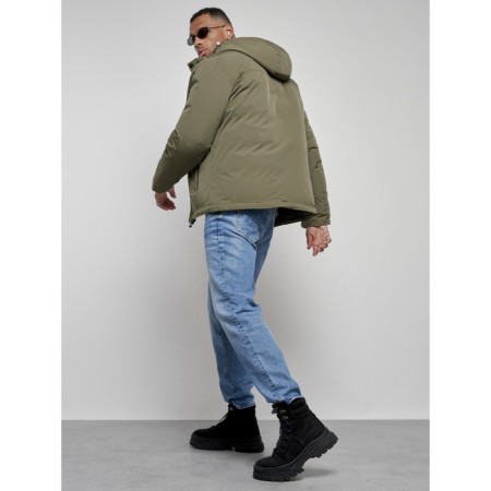 Sports male winter, size 60, khaki color-15