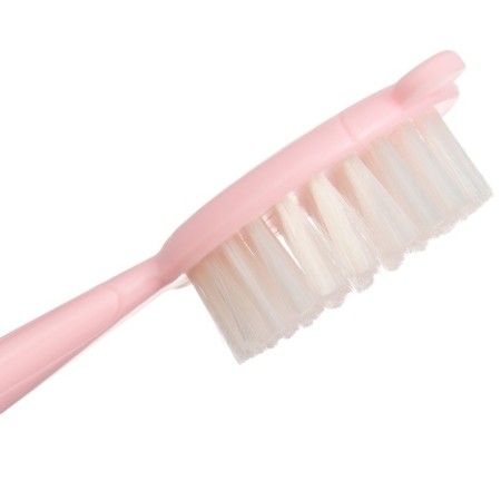 Hair care kit: comb and brush "Bear", pink color-2