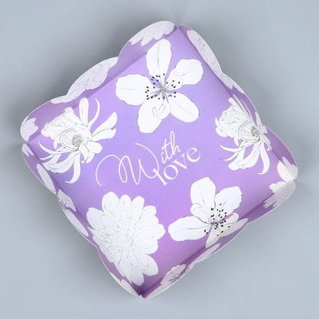 Bearbox, confectionery packaging with PVC lid, with love, 10.5 x 10.5 x 3 cm-4