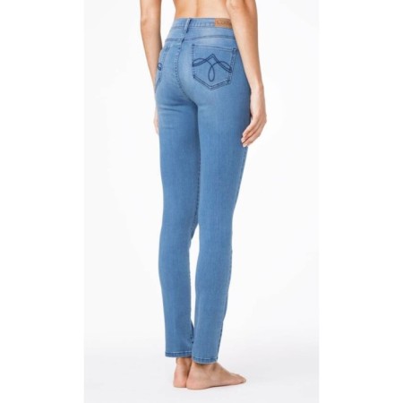 Direct women's jeans with high landing Conte Elegant, size XS, dark blue color-1