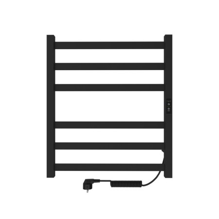 Electric towel Indigo Oktava Slim 3, 600x500 mm, hidden installation, black