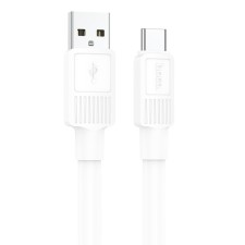 Hoco X84, Type -C cable - USB, 3 A, 1 m, data transfer, PVC, White
