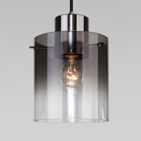 Suspended lamp with a glass plafon Trim, 40W, E27, 15x15 cm-2